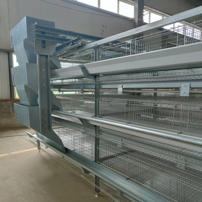 Galvanized Steel Poultry Battery Chicken Cages 3 Tier Egg Layer Cage A4L-160